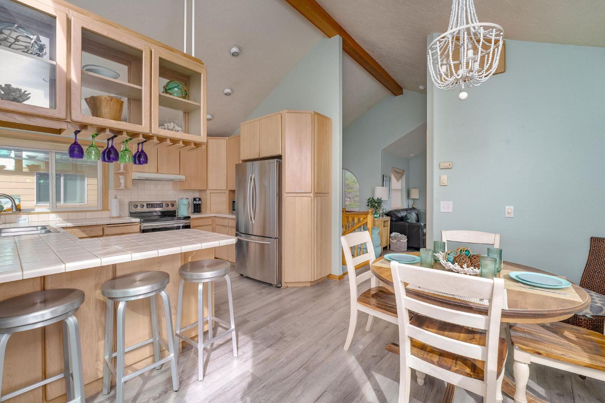 Steps From The Beach! Hottub, $1M Ocean View, Deck Waldport Exterior foto